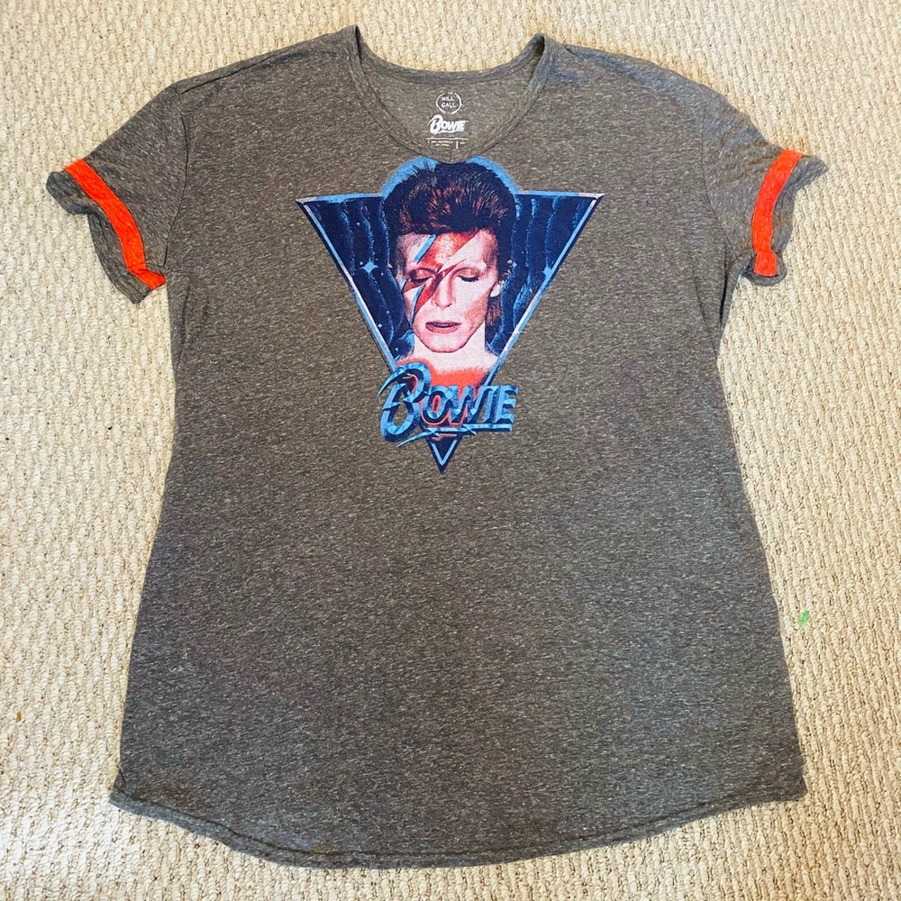 New Women’s David Bowie Graphic T-Shirt Dress
